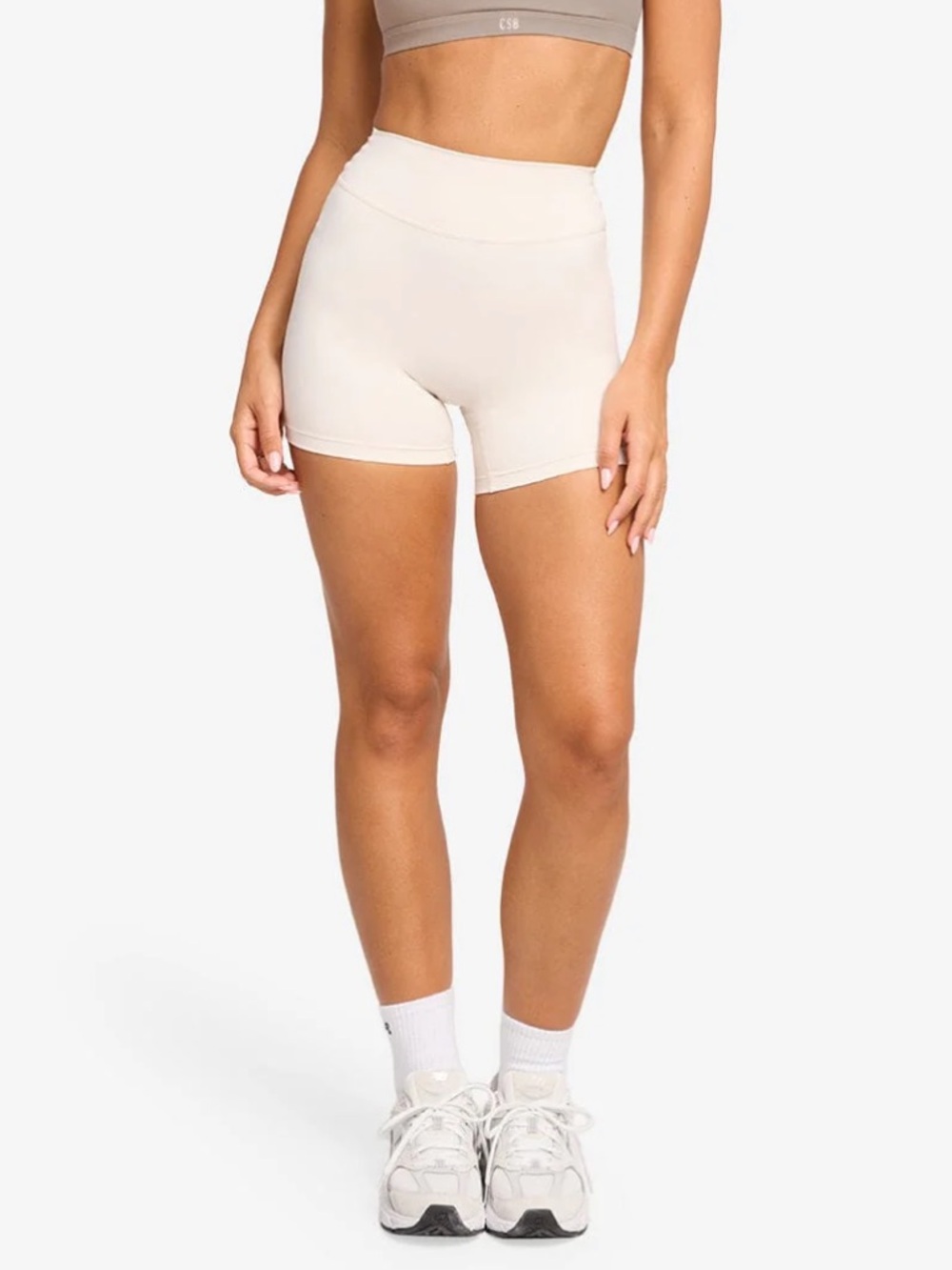 CSB Form V Waist 5" Women's Shorts in Vanilla - Picture 3 of 5